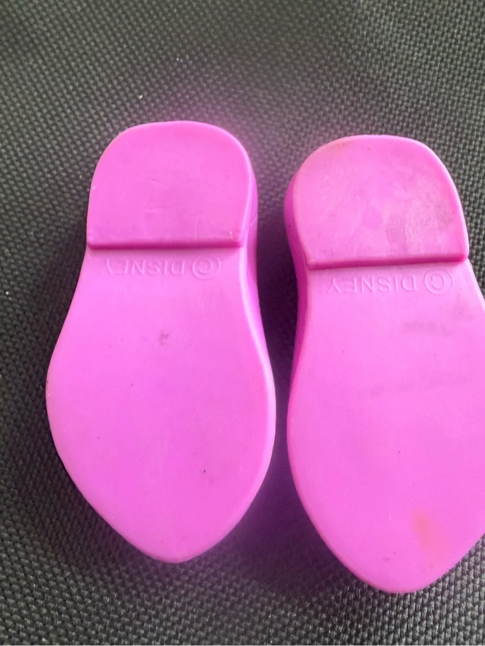 Official Disney Princess 14” Toddler Doll Purple Bow Shoes Replacement 2-3/8”